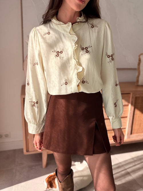 CHEMISE CINDY BLANC