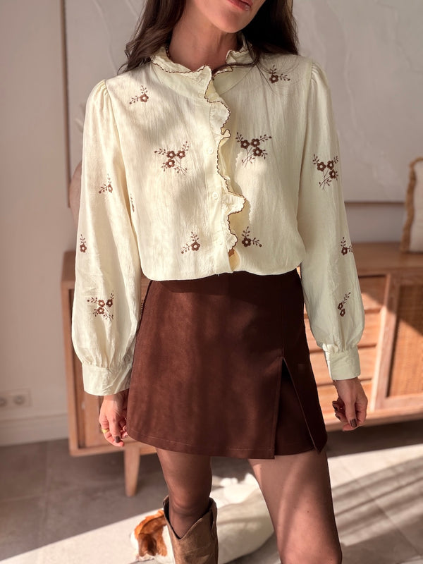 CHEMISE CINDY BLANC