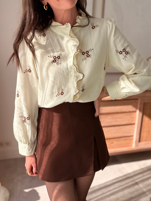 CHEMISE CINDY BLANC