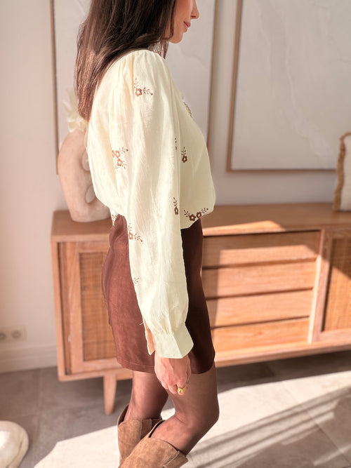CHEMISE CINDY BLANC