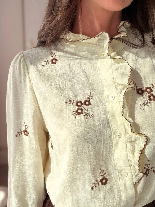 CHEMISE CINDY BLANC