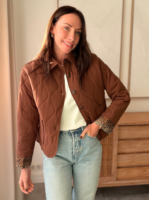 VESTE ADELINE MARRON