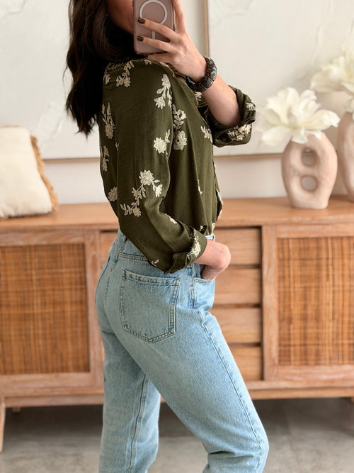 CHEMISE LOUNY KAKI