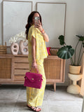 PANTALON LOVY JAUNE
