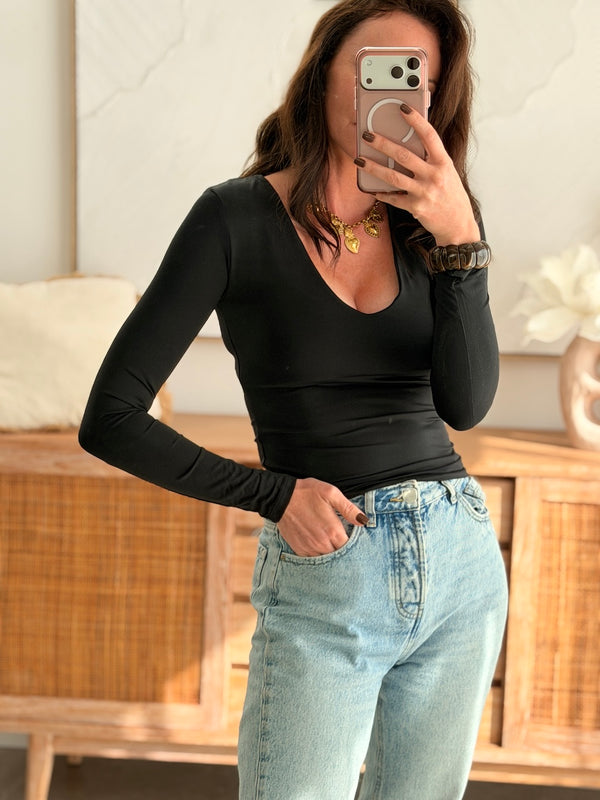 TEE SHIRT TIPHANIE NOIR