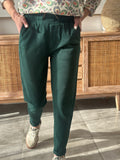 PANTALON JAMY VERT SAPIN