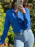 CHEMISIER YAMINI BLEU ROI