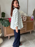 BLAZER POIS BLANC