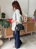 BLAZER POIS BLANC