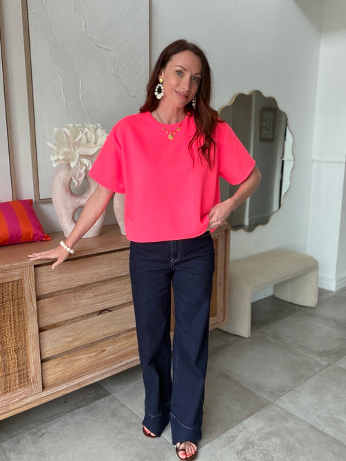 TEE SHIRT OLYMPE FUSHIA