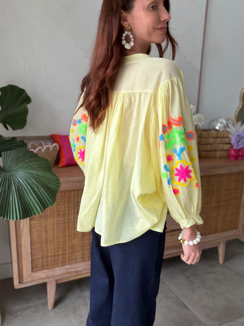 BLOUSE FLY JAUNE