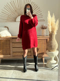 ROBE PULL SOLENE ROUGE