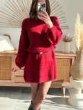 ROBE PULL SOLENE ROUGE