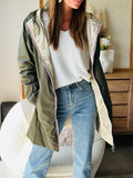 PARKA LONGUE SOFIA kaki/ doré