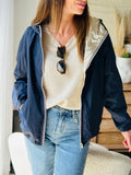 PARKA COURTE SOFIA Marine / or