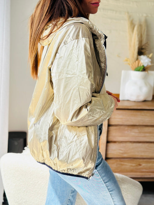 PARKA COURTE SOFIA Marine / or