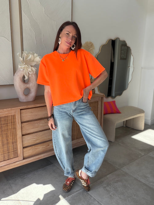 TEE SHIRT OLYMPE ORANGE