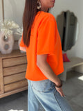 TEE SHIRT OLYMPE ORANGE