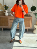 TEE SHIRT OLYMPE ORANGE