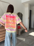 TEE SHIRT ICONIC RAYURES