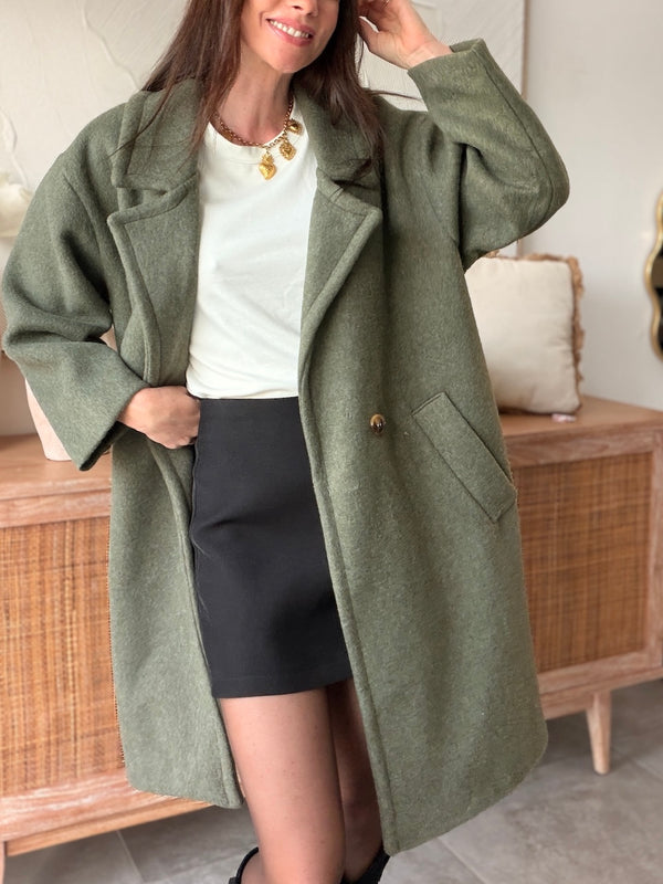 MANTEAU DANAE KAKI