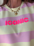 TEE SHIRT ICONIC RAYURES