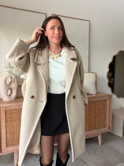 MANTEAU DANAE BEIGE