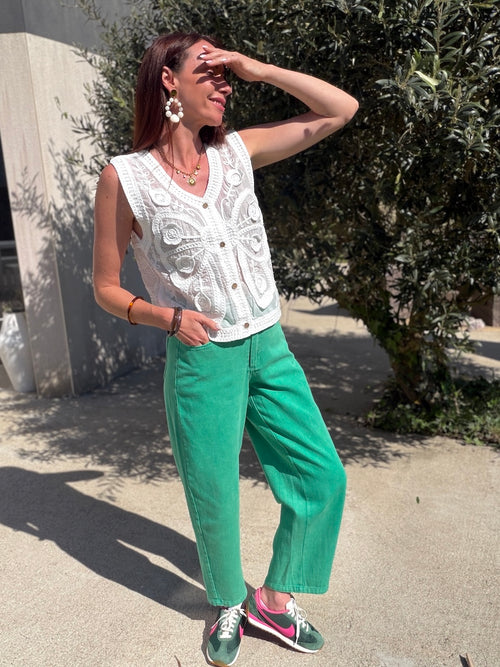 JEANS BOMMY VERT BRESIL