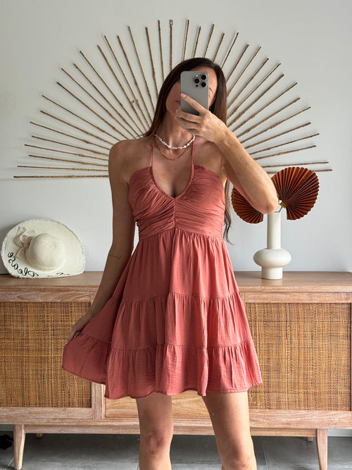 ROBE LOUISY TERRACOTTA