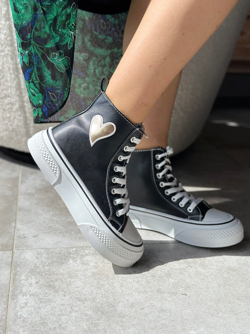 BASKETS EVA NOIRES