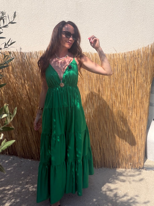 ROBE NEVA VERT BRESIL