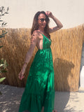 ROBE NEVA VERT BRESIL