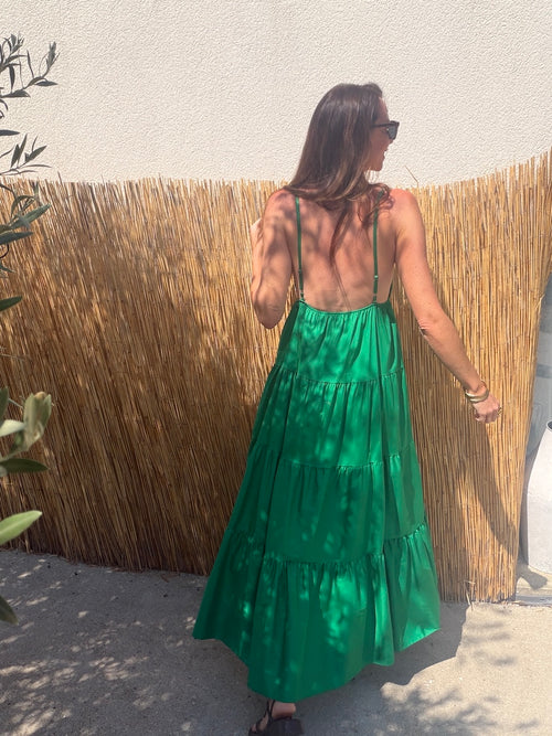 ROBE NEVA VERT BRESIL