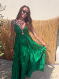 ROBE NEVA VERT BRESIL