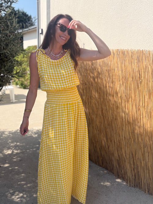 ROBE VIVIANE JAUNE