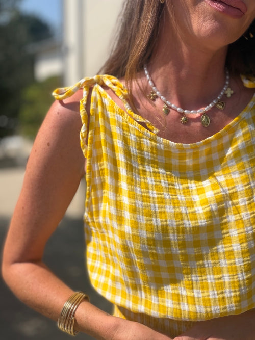 ROBE VIVIANE JAUNE