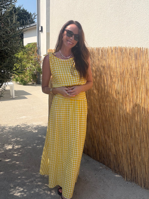 ROBE VIVIANE JAUNE