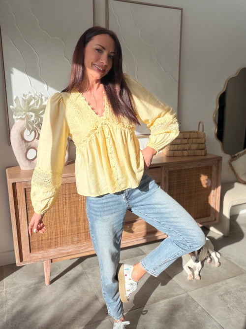 BLOUSE DONA JAUNE