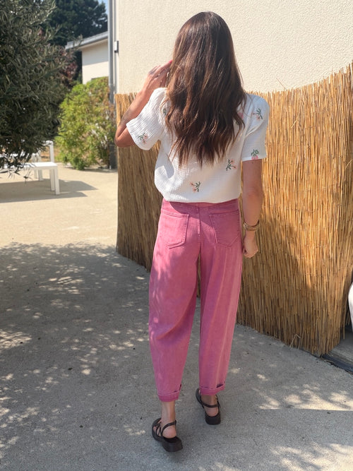 JEANS BOMMY VIEUX ROSE