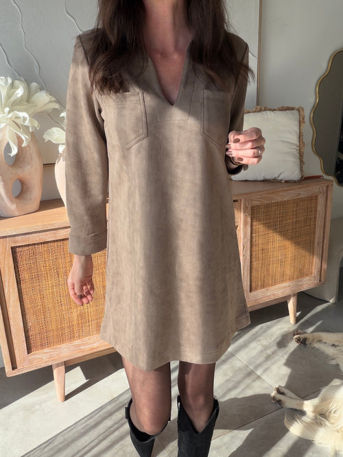 ROBE DONA TAUPE