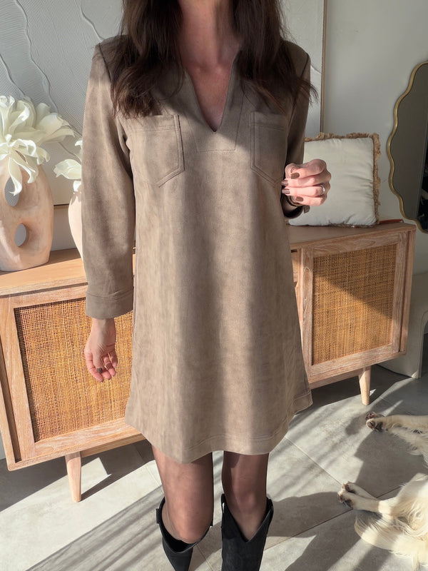 ROBE DONA TAUPE