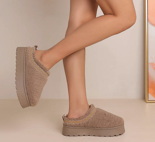CHAUSSONS ANNA TAUPE