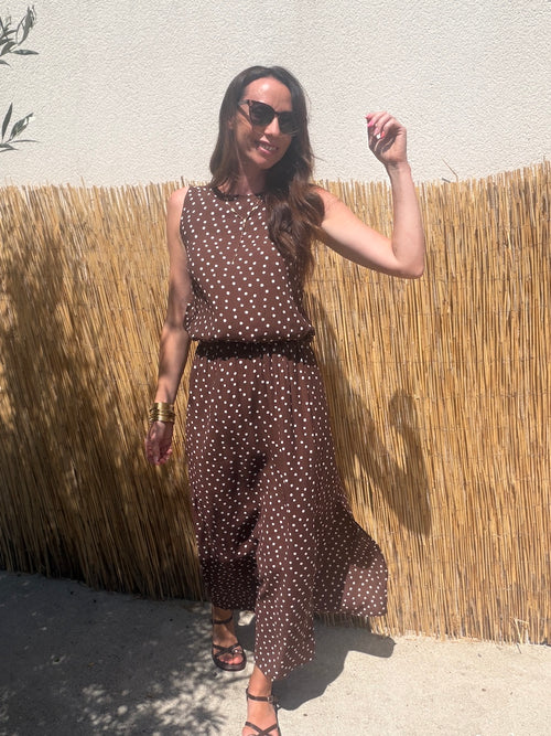 JUPE CAPUCINE MARRON