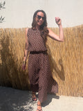 JUPE CAPUCINE MARRON