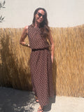 TOP CAPUCINE MARRON