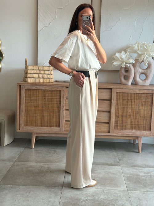 PANTALON LOUVA BEIGE