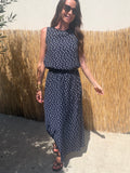 JUPE CAPUCINE MARINE