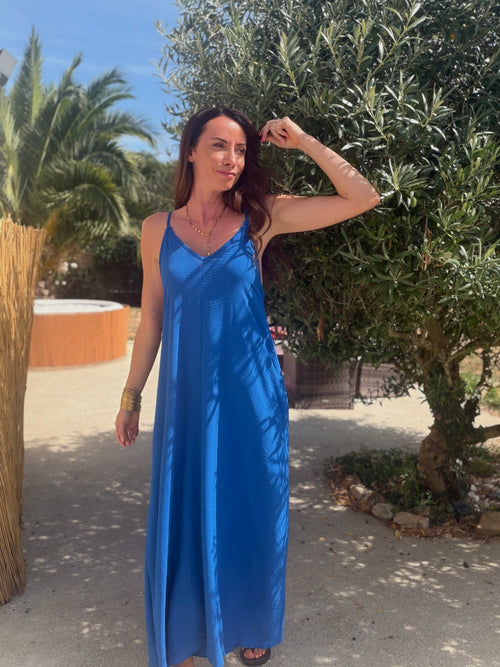 ROBE OLIVIA BLEUE