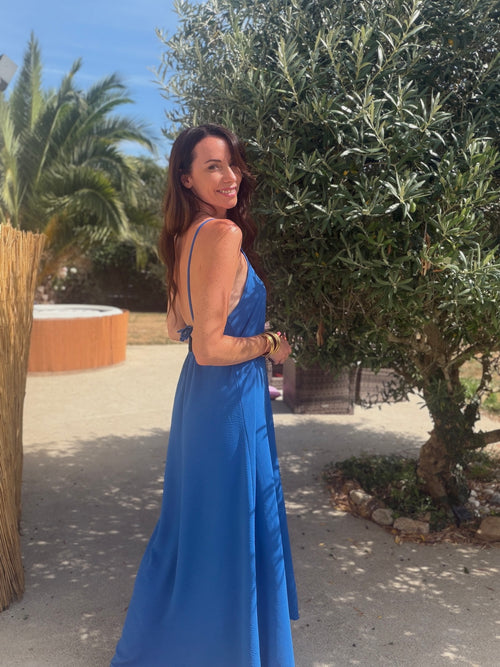 ROBE OLIVIA BLEUE