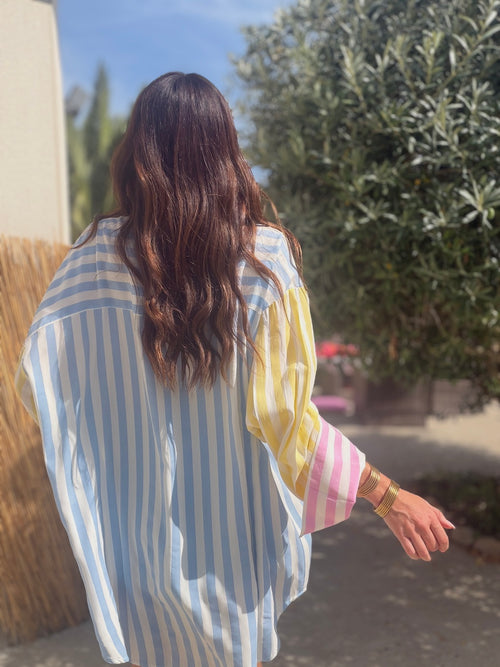 CHEMISE BLONDIE BLEU